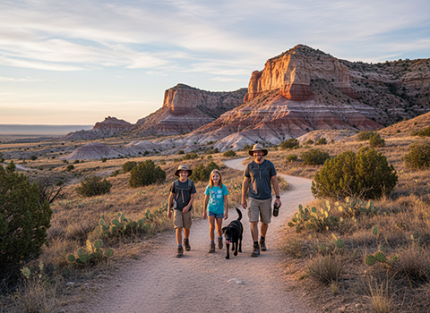 Gloss Mountain State Park Trail